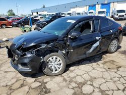 Salvage cars for sale at Woodhaven, MI auction: 2021 Hyundai Accent SE