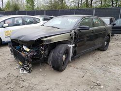 Salvage cars for sale from Copart Waldorf, MD: 2018 Ford Taurus Police Interceptor