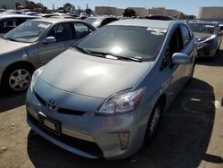 Salvage cars for sale at Martinez, CA auction: 2012 Toyota Prius PLUG-IN