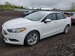 Salvage cars for sale from Copart Columbia Station, OH: 2018 Ford Fusion SE