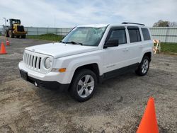 Salvage cars for sale at Mcfarland, WI auction: 2014 Jeep Patriot Latitude