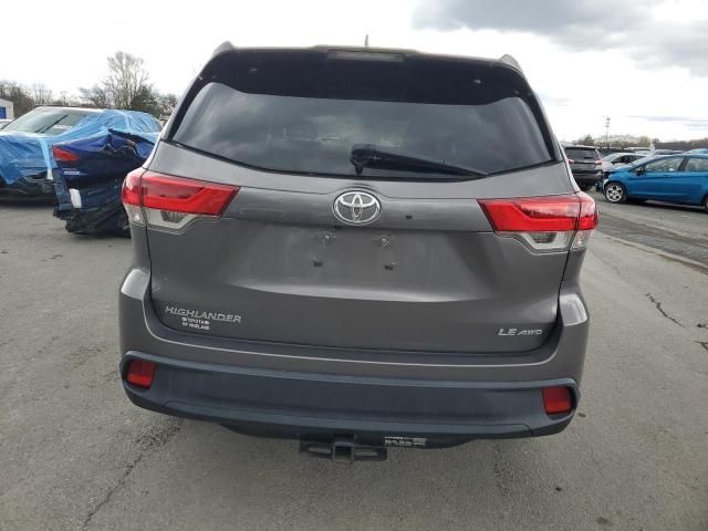 2019 Toyota Highlander LE