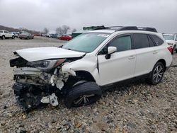 Salvage cars for sale at West Warren, MA auction: 2018 Subaru Outback 2.5I Limited