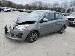Salvage cars for sale at North Billerica, MA auction: 2018 Mitsubishi Mirage G4 ES