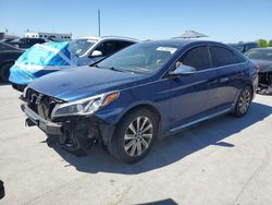 Salvage cars for sale at Grand Prairie, TX auction: 2017 Hyundai Sonata Sport
