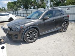 Salvage cars for sale at Riverview, FL auction: 2016 Mazda CX-5 GT