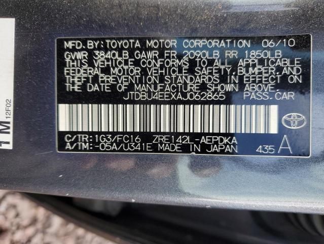 2010 Toyota Corolla Base