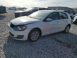 Salvage cars for sale at Wayland, MI auction: 2017 Volkswagen Golf S