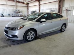 Salvage cars for sale from Copart Haslet, TX: 2018 Chevrolet Cruze LS