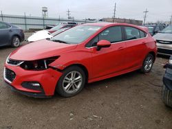 Salvage cars for sale at Chicago Heights, IL auction: 2017 Chevrolet Cruze LT