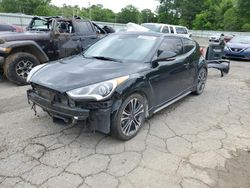 Salvage cars for sale from Copart Shreveport, LA: 2017 Hyundai Veloster Turbo