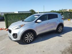 KIA Sportage salvage cars for sale: 2017 KIA Sportage EX