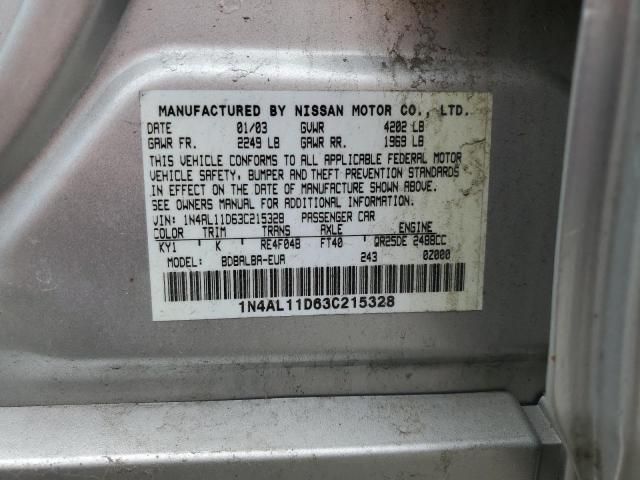 2003 Nissan Altima Base