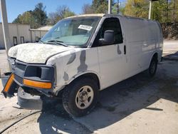 Salvage trucks for sale at Hueytown, AL auction: 2005 Chevrolet Express G1500