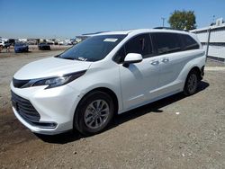 Salvage cars for sale from Copart San Diego, CA: 2022 Toyota Sienna XLE