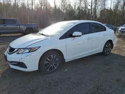 Vehiculos salvage en venta de Copart Bowmanville, ON: 2015 Honda Civic LX