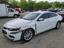 Chevrolet salvage cars for sale: 2016 Chevrolet Malibu LT