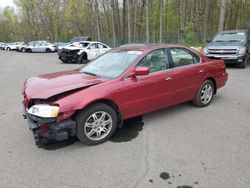 Salvage cars for sale at East Granby, CT auction: 2001 Acura 3.2TL