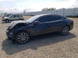 Salvage cars for sale at Anderson, CA auction: 2015 Acura TLX