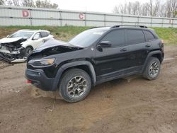 Vehiculos salvage en venta de Copart Davison, MI: 2022 Jeep Cherokee Trailhawk