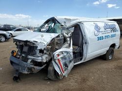 Salvage cars for sale from Copart Brighton, CO: 2014 Ford Econoline E250 Van