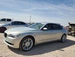 Salvage cars for sale at Andrews, TX auction: 2012 BMW 750 LXI
