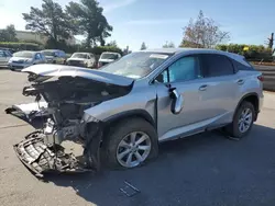 Salvage cars for sale from Copart San Martin, CA: 2017 Lexus RX 350 Base