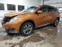 Salvage cars for sale at Blaine, MN auction: 2016 Nissan Murano S