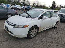 Honda Civic salvage cars for sale: 2006 Honda Civic LX