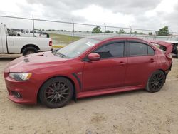 Salvage cars for sale at Houston, TX auction: 2015 Mitsubishi Lancer Evolution