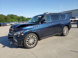 Salvage cars for sale at Gaston, SC auction: 2016 Infiniti QX80