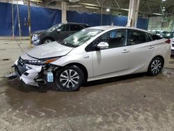 Salvage cars for sale from Copart Woodhaven, MI: 2022 Toyota Prius Prime LE