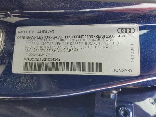 2016 Audi A3 Premium Plus