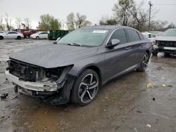 Salvage cars for sale from Copart Baltimore, MD: 2019 Honda Accord Sport