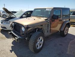 Salvage cars for sale at Tucson, AZ auction: 2015 Jeep Wrangler Sahara