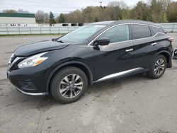 Salvage cars for sale at Assonet, MA auction: 2017 Nissan Murano S