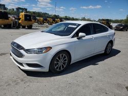 Salvage cars for sale at Dunn, NC auction: 2017 Ford Fusion SE