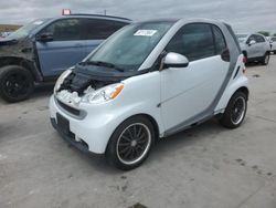 Salvage cars for sale from Copart Grand Prairie, TX: 2009 Smart Fortwo Pure