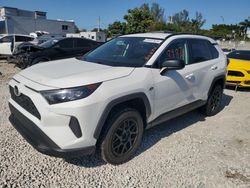 Salvage cars for sale from Copart Opa Locka, FL: 2021 Toyota Rav4 LE