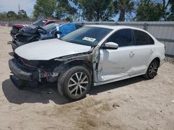 Salvage cars for sale at Riverview, FL auction: 2017 Volkswagen Jetta SE