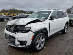 Salvage cars for sale at Hillsborough, NJ auction: 2021 Jeep Grand Cherokee L Limited