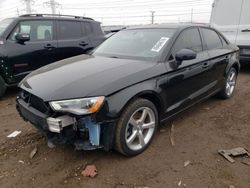 Salvage cars for sale from Copart Elgin, IL: 2016 Audi A3 Premium