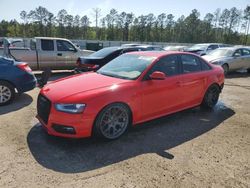 Salvage cars for sale at Harleyville, SC auction: 2014 Audi S4 Premium Plus