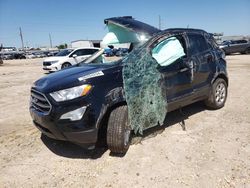 Salvage cars for sale at Temple, TX auction: 2020 Ford Ecosport SE