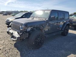Salvage cars for sale at Sacramento, CA auction: 2023 Jeep Wrangler Sahara 4XE