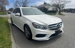 Salvage cars for sale at Mendon, MA auction: 2015 Mercedes-Benz E 350 4matic