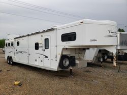 Salvage trucks for sale at Chatham, VA auction: 2007 Trail King Horse Trailer