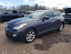 Salvage cars for sale from Copart Chalfont, PA: 2008 Infiniti EX35 Base