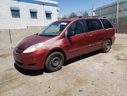 Toyota Sienna CE salvage cars for sale: 2007 Toyota Sienna CE