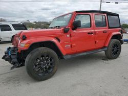 Salvage cars for sale at Lebanon, TN auction: 2022 Jeep Wrangler Unlimited Sahara 4XE